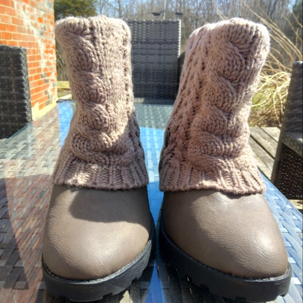Muk Luks Sweater Boots